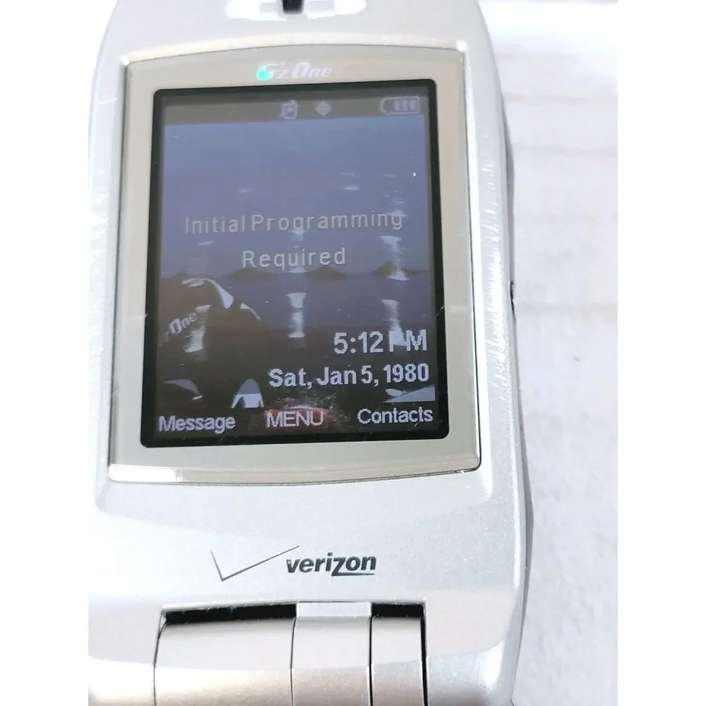 Casio Gz'One Boulder C711 Black Verizon Flip Phone Tested